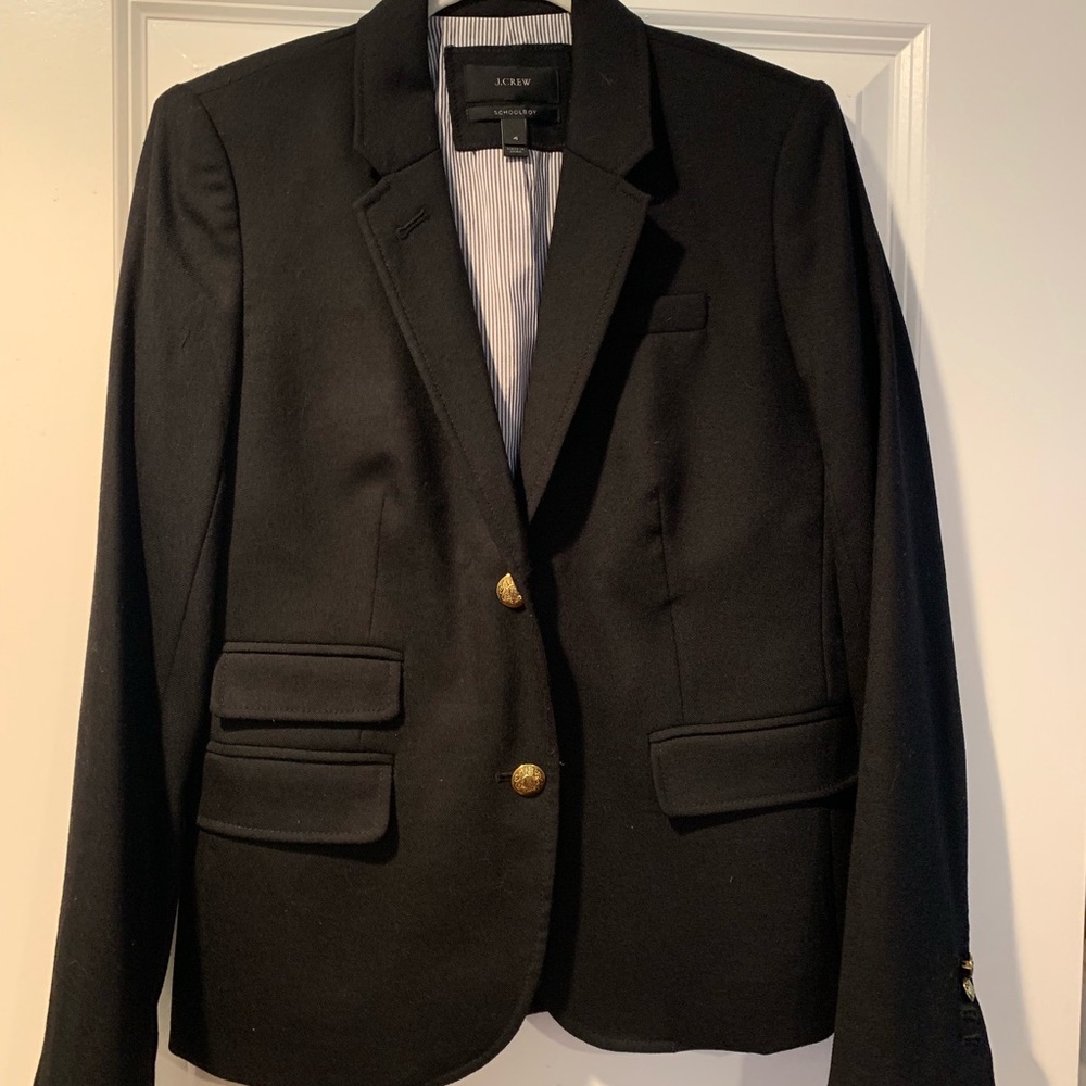 Jcrew black blazer size 4 never worn